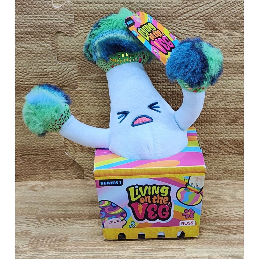 #8 Shmu Living On The Veg Kellytoy Plush Fun Guy Series 1 Plush Russ Mushroon